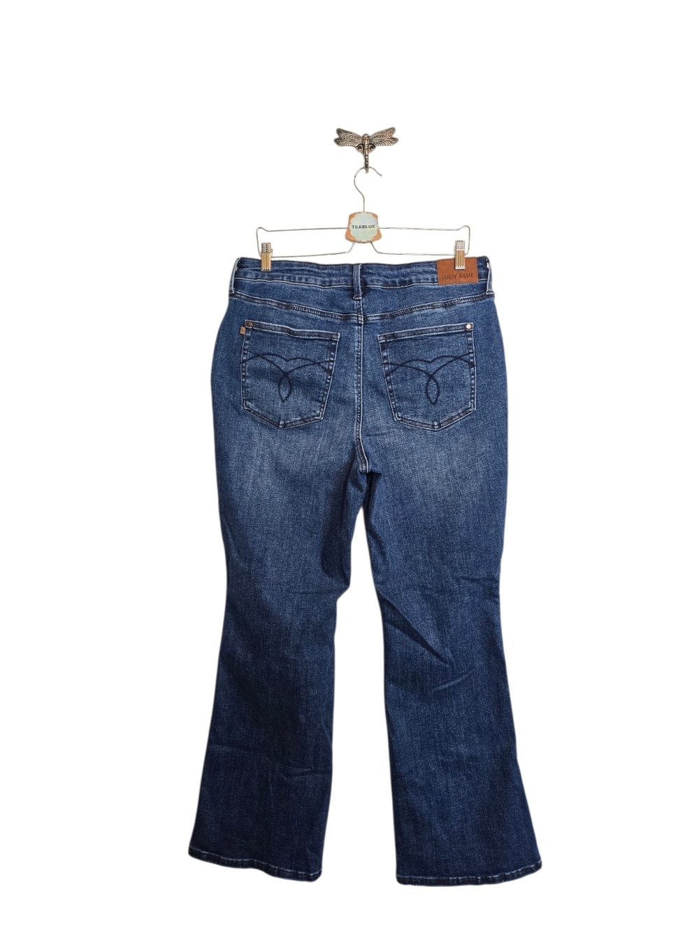 Judy Blue Women's Dark Wash High-Rise Tummy Control Boot Cut Jean JB881062 18W - Picture 3 of 14